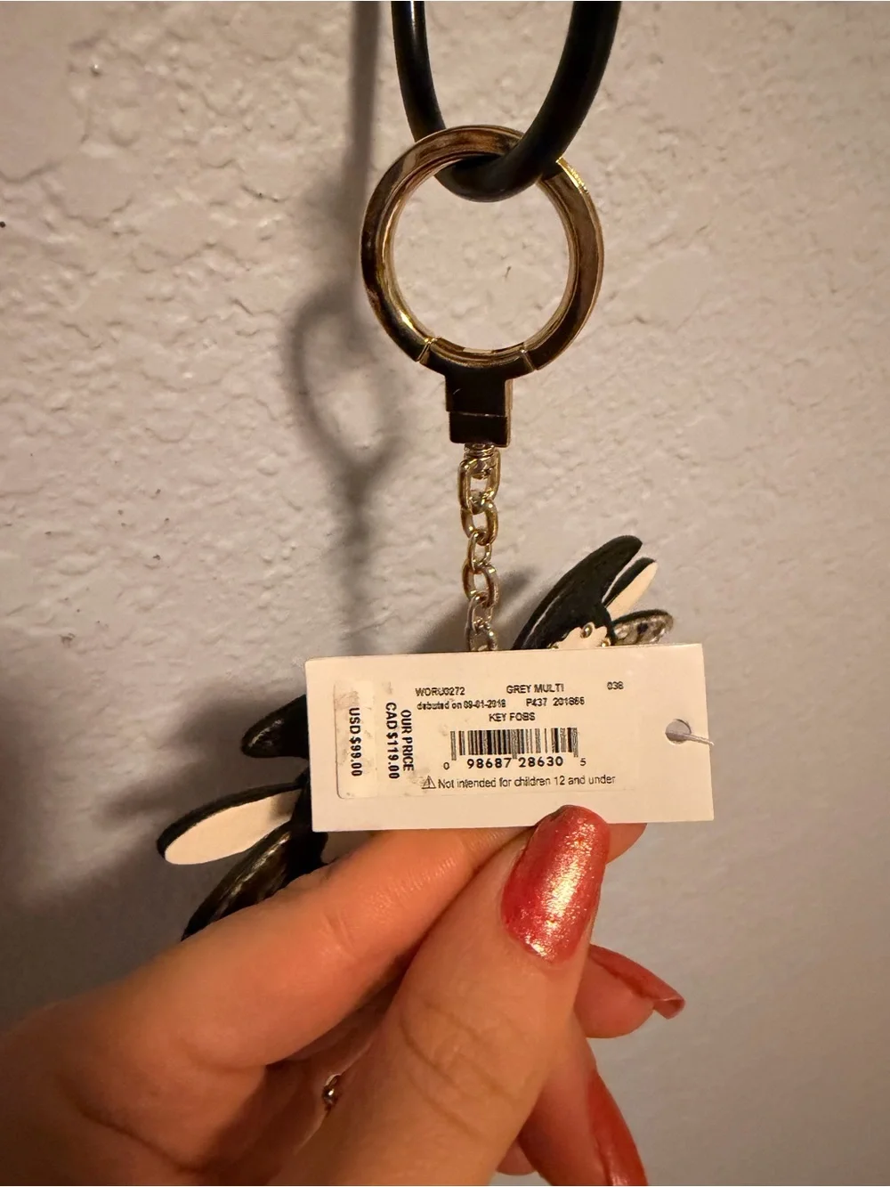 Kate Spade Owl Keychain / Bag Charm